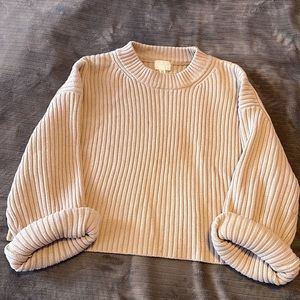 H&M cream sweater.